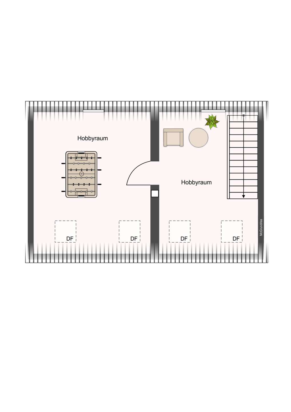 Grundriss Spitzboden