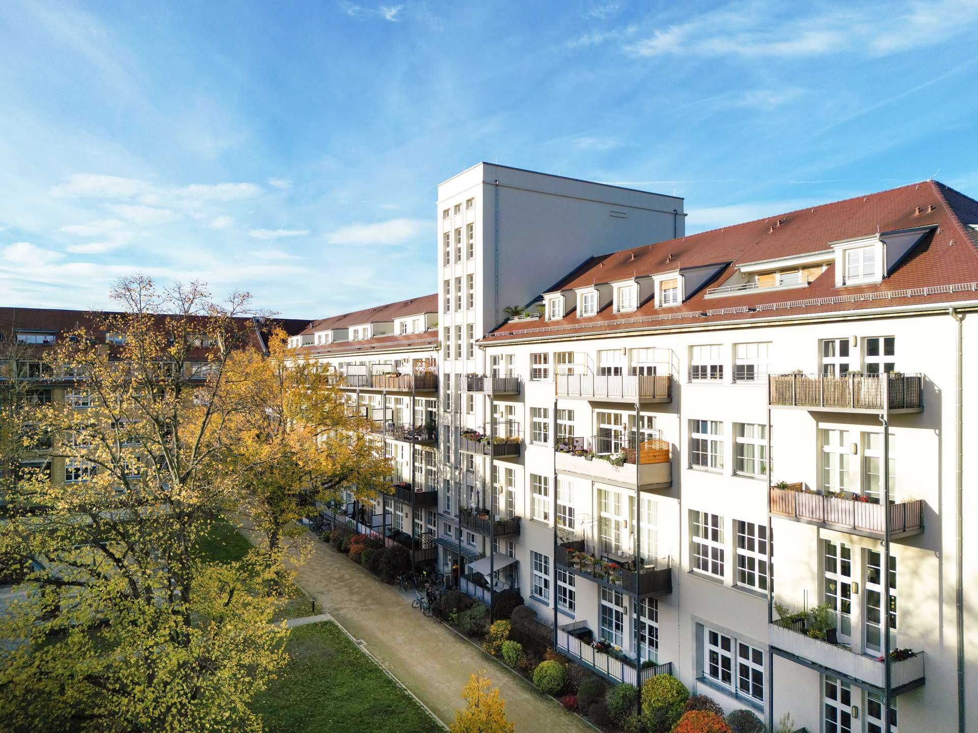 Saniertes Industriegebäude