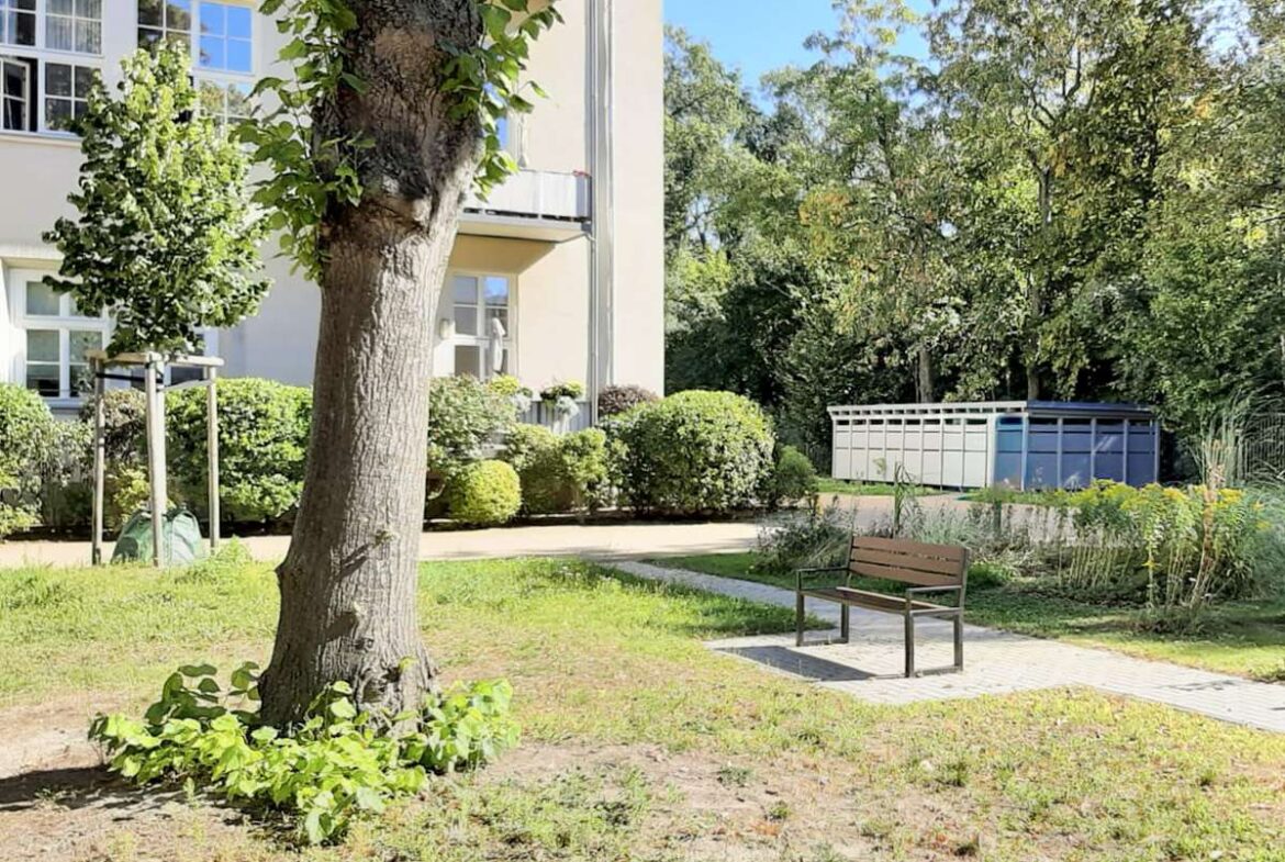 Idyllischer Innenhof