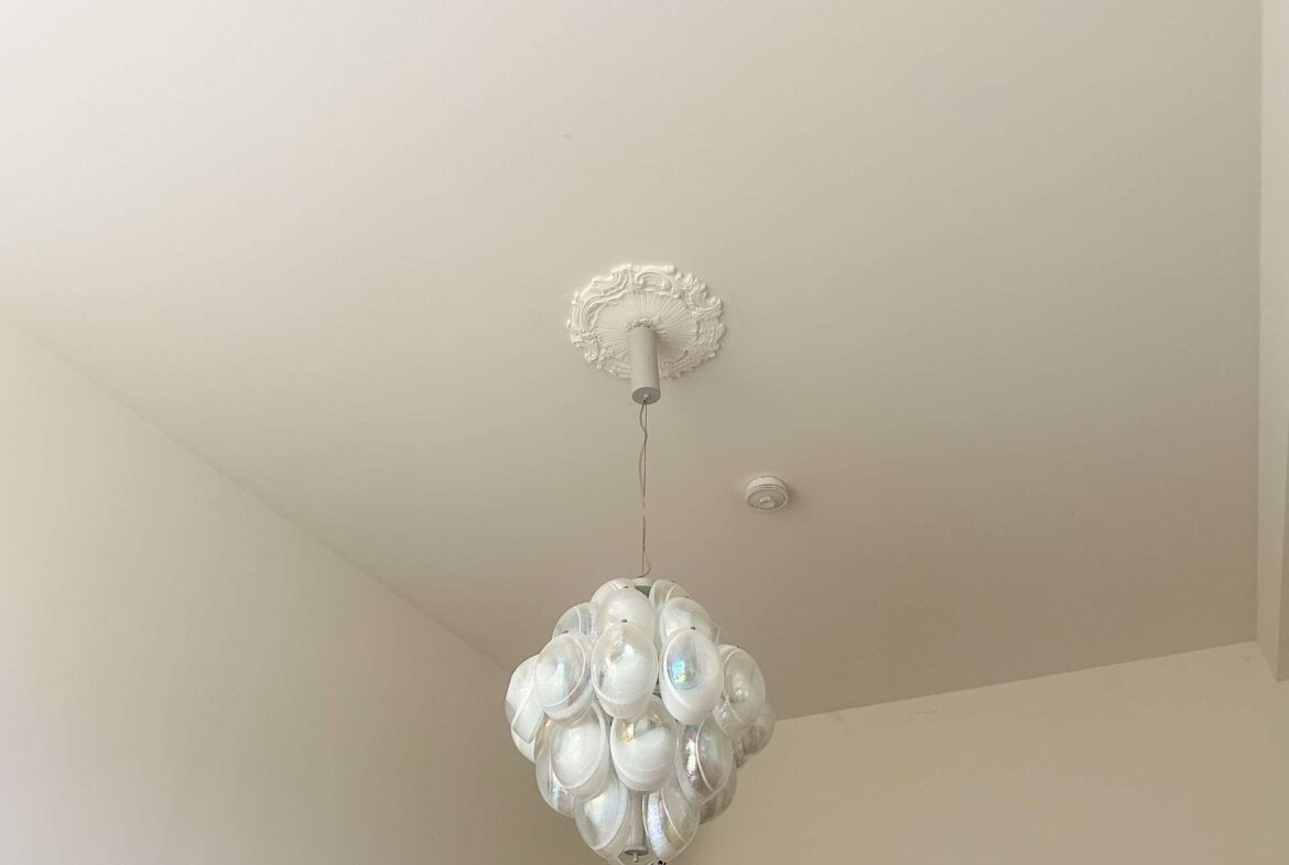 Charmante Stuckrosette