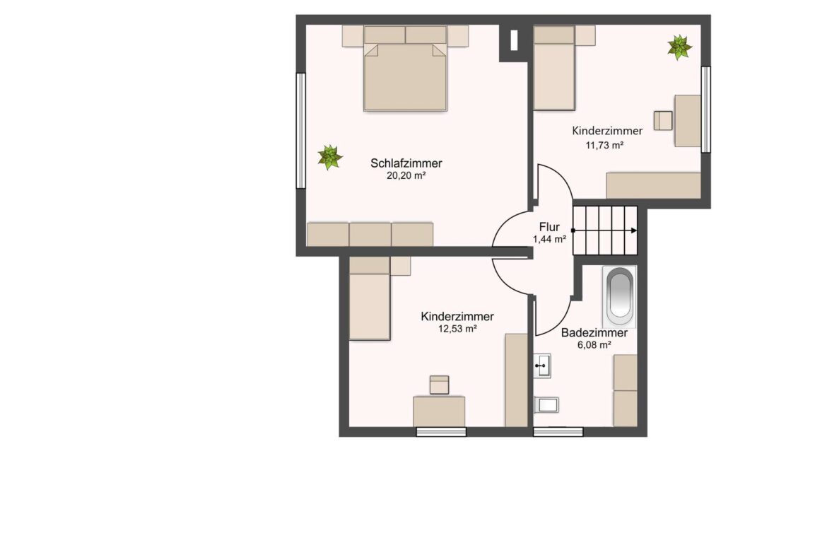 Grundriss Obergeschoss