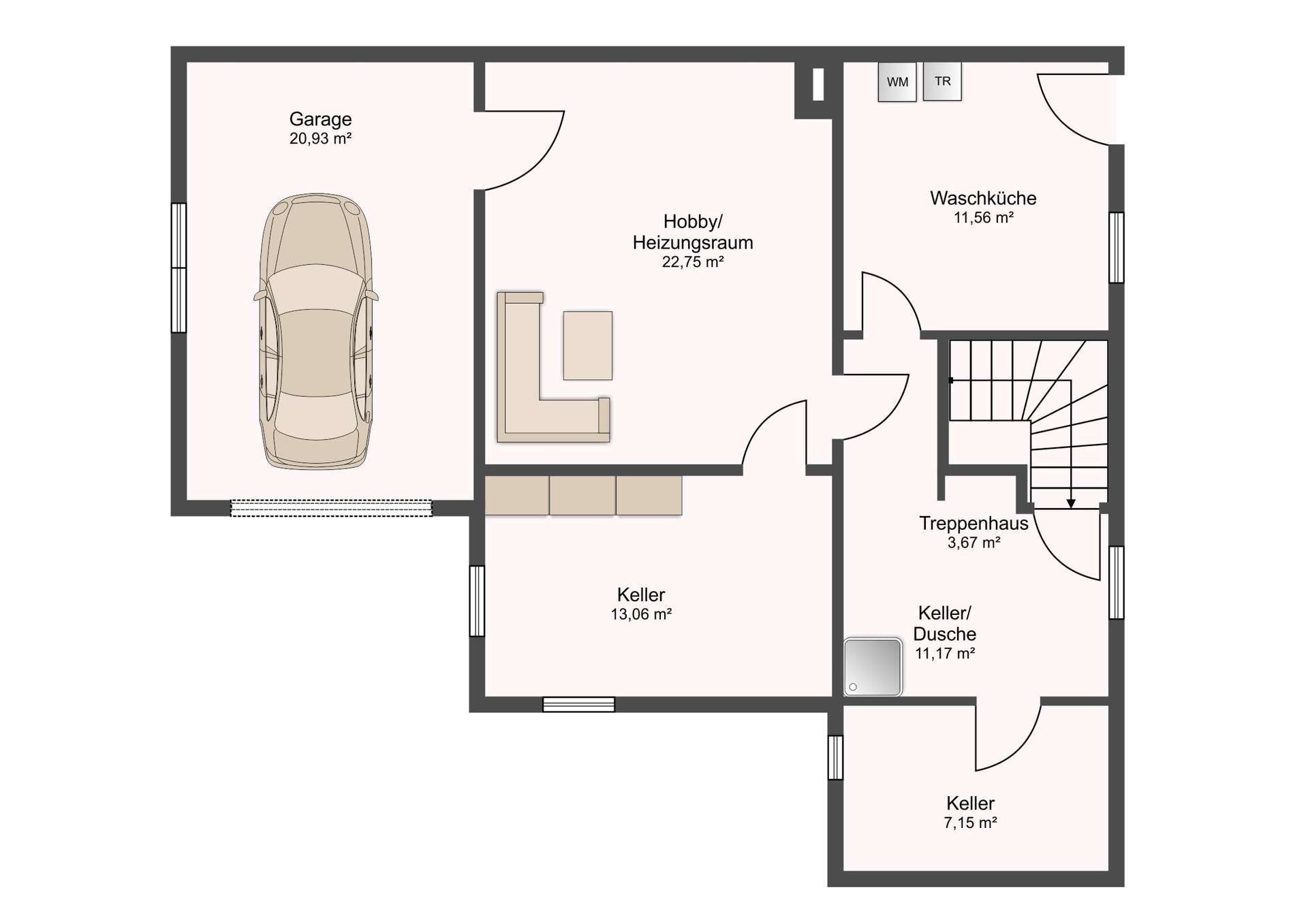 Grundriss Kellergeschoss