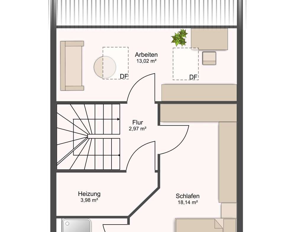 Grundriss Dachgeschoss