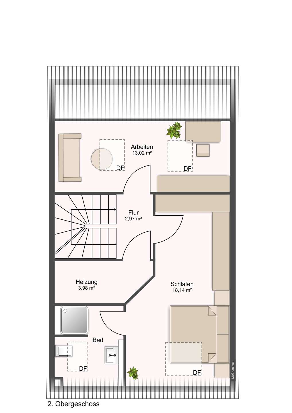 Grundriss Dachgeschoss