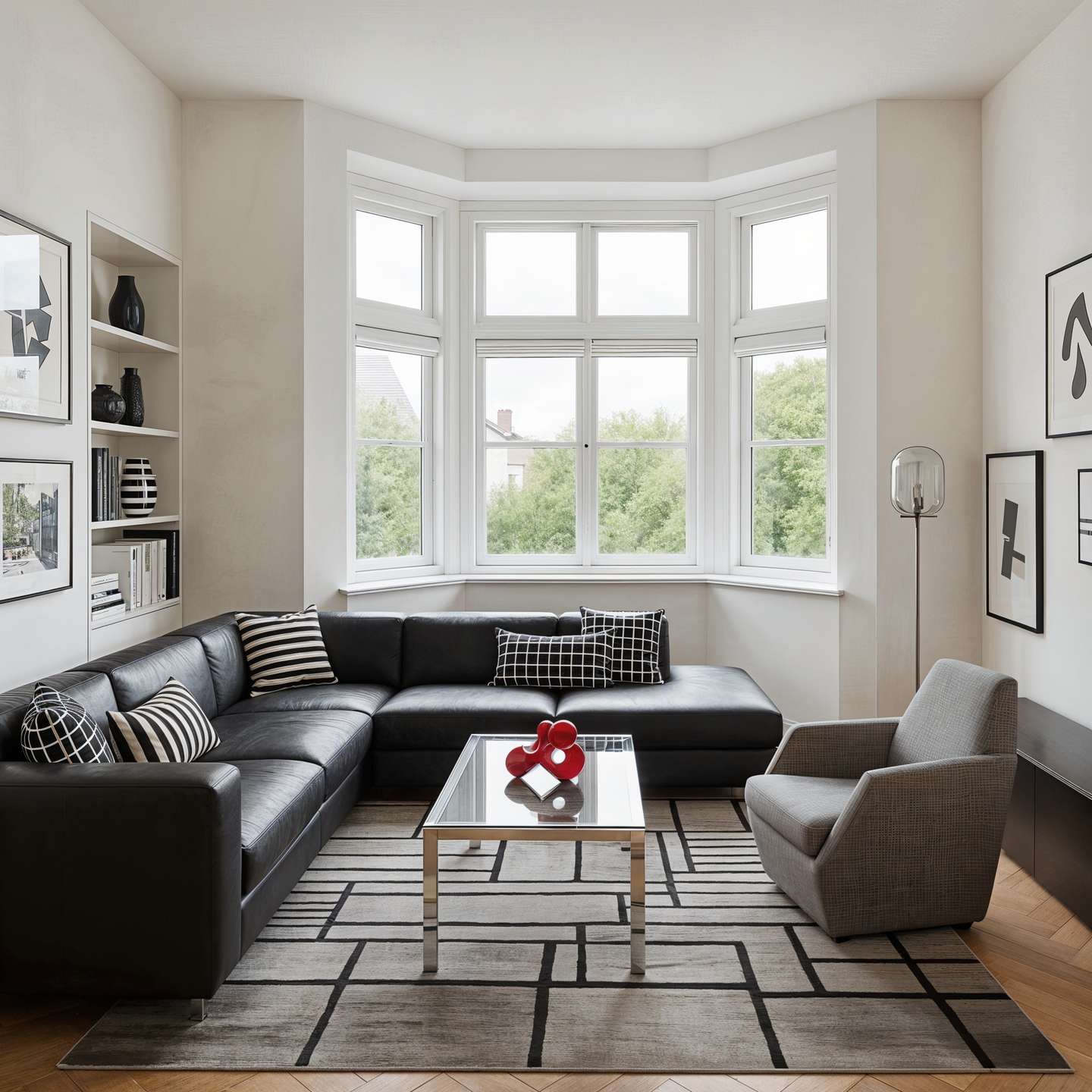 Wohnzimmer visualisiert