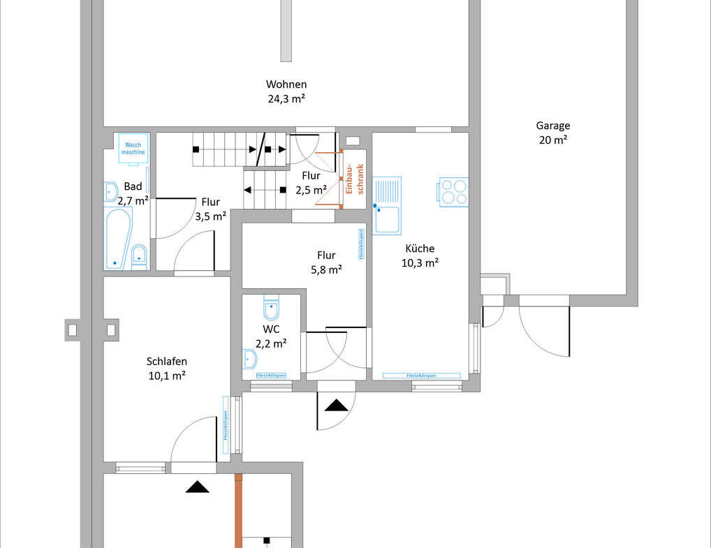 Grundriss Erdgeschoss