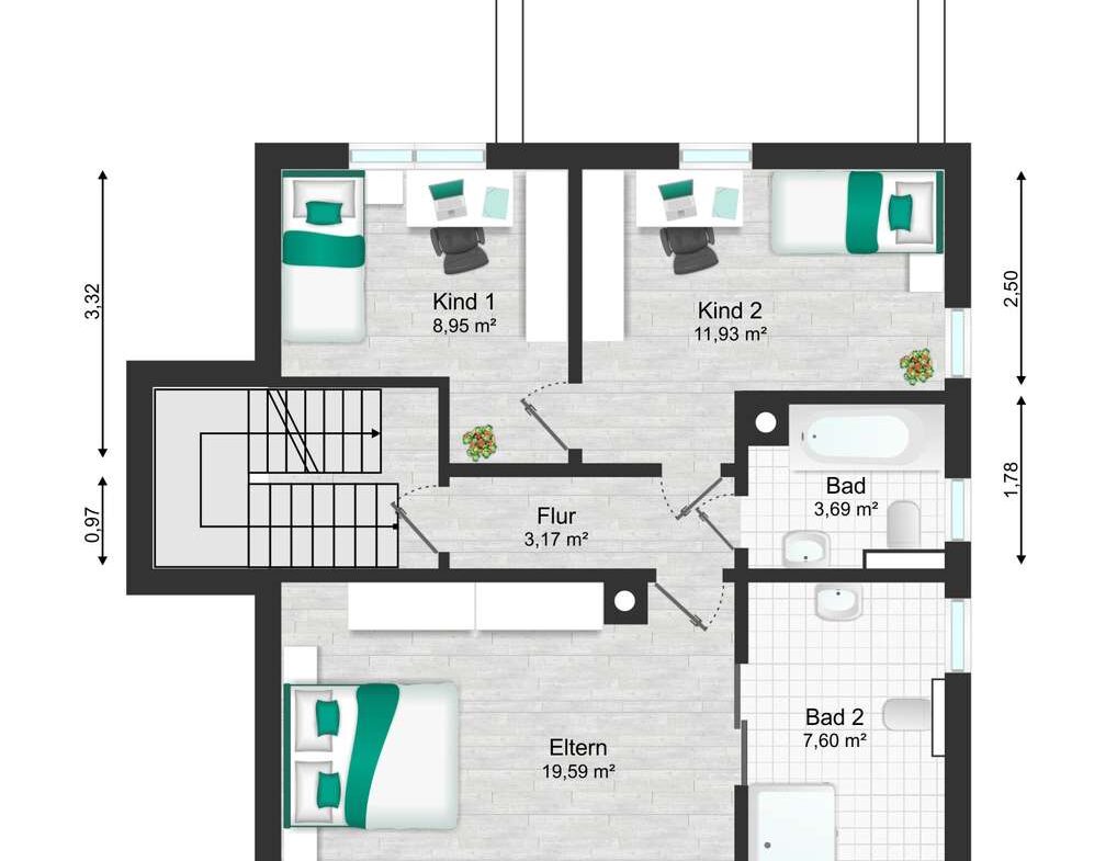 Grundriss OG Bestand