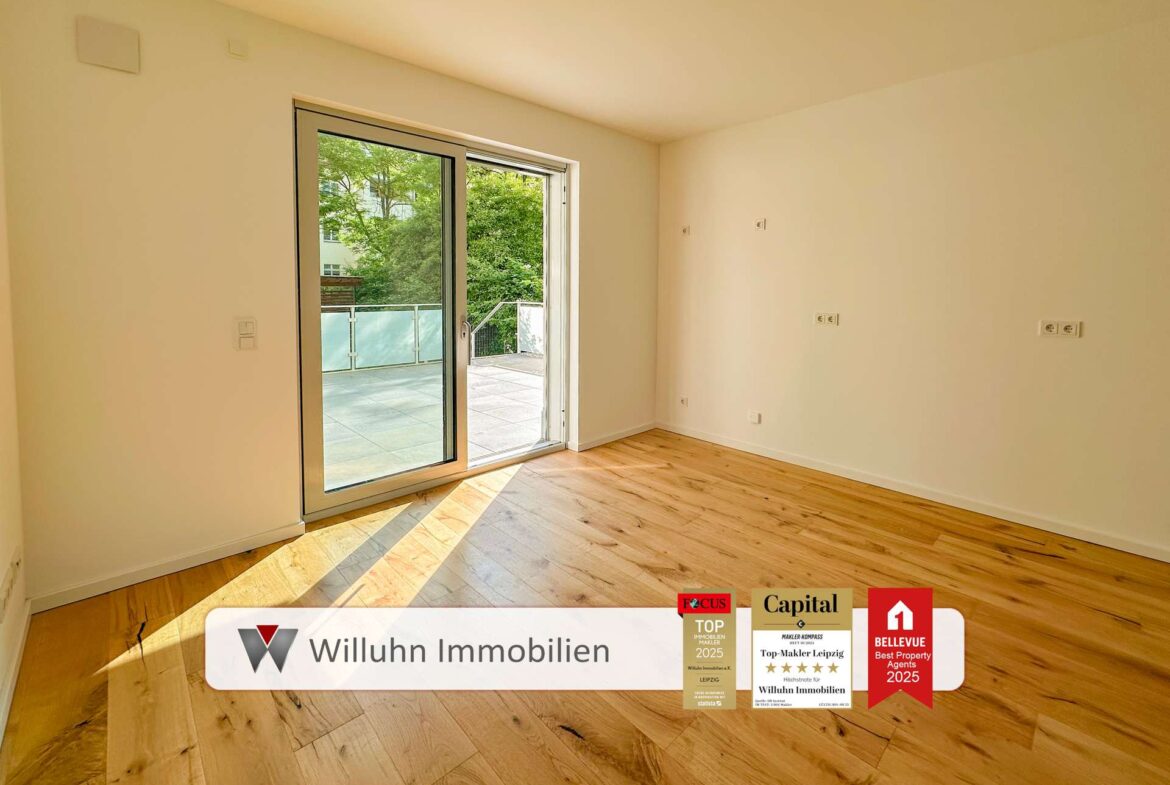 Küche mit Terrassenzugang