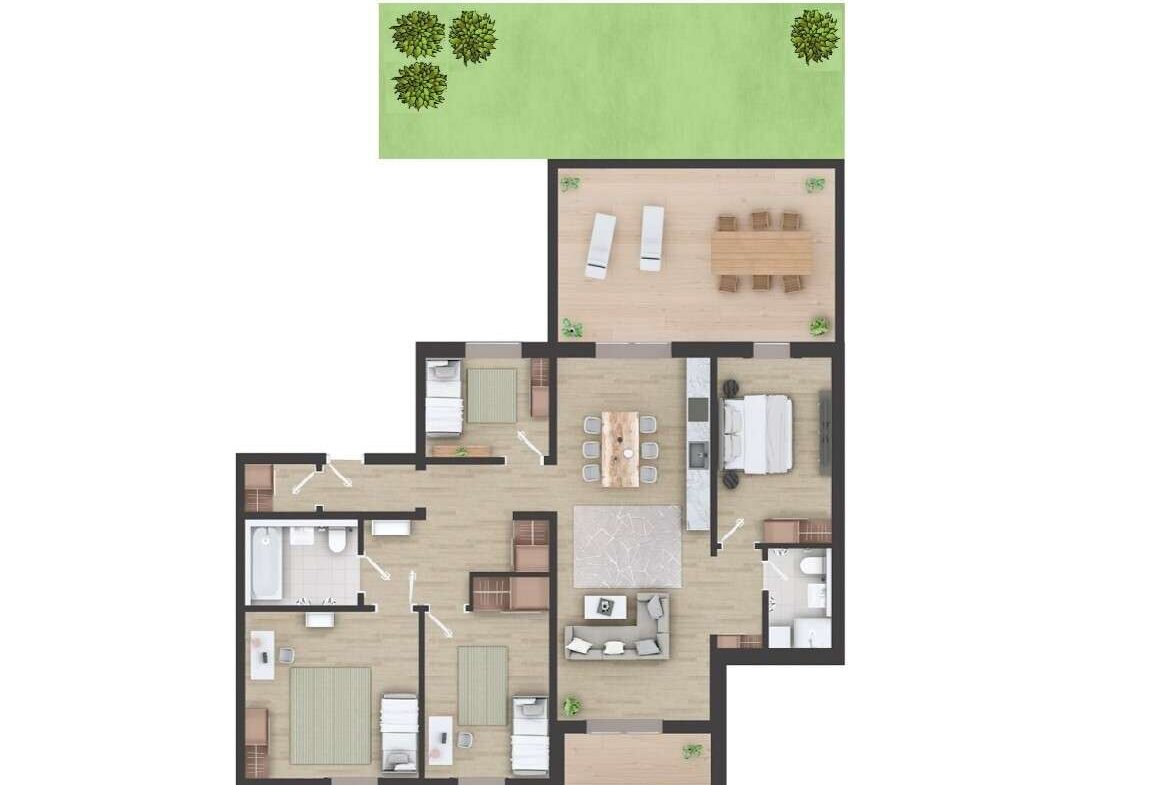 Grundriss - ca. 146 m² Wfl. 