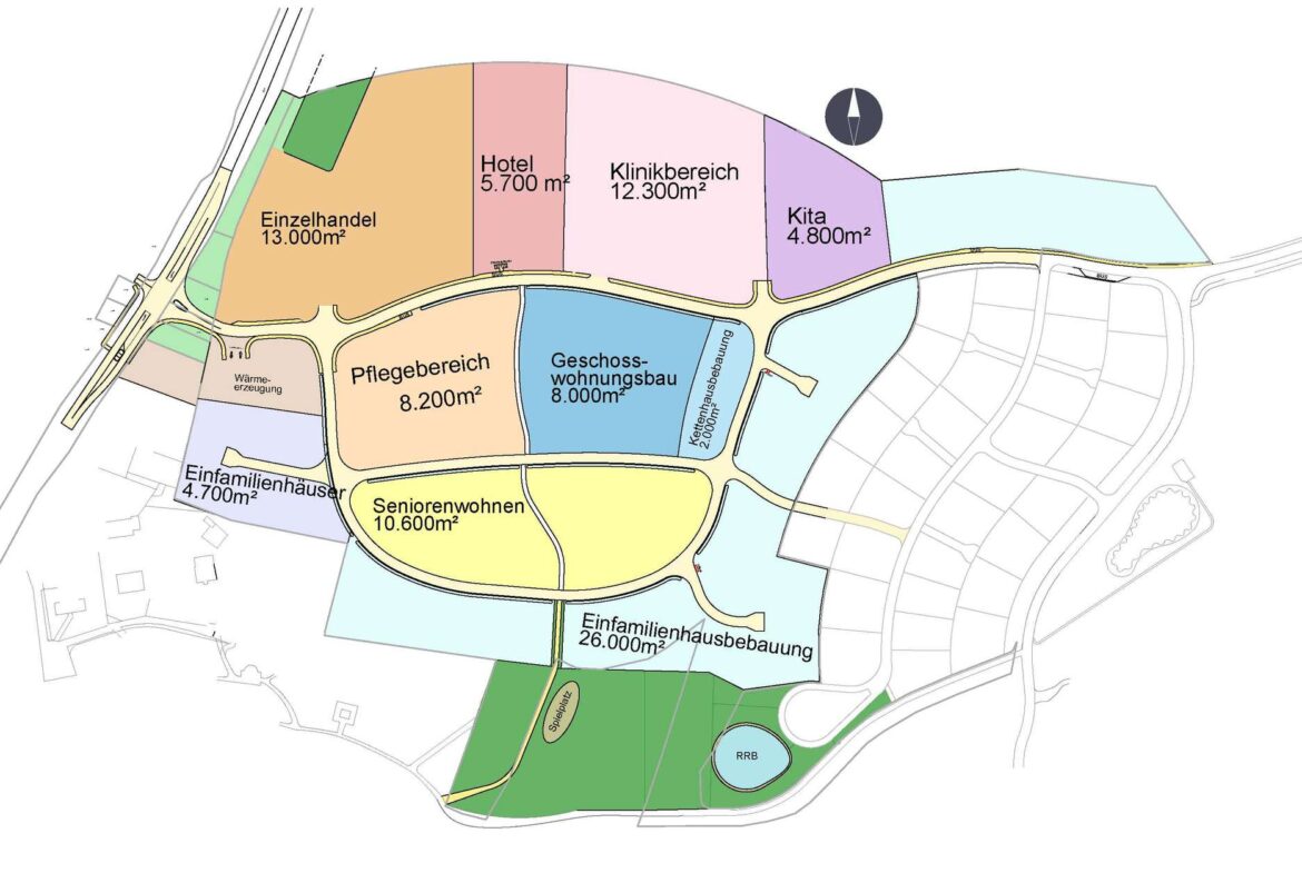 Flächenplan Größen