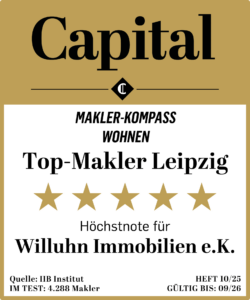 Top-Makler Leipzig Willuhn Immobilien e.K. ausgezeichnet von Capital