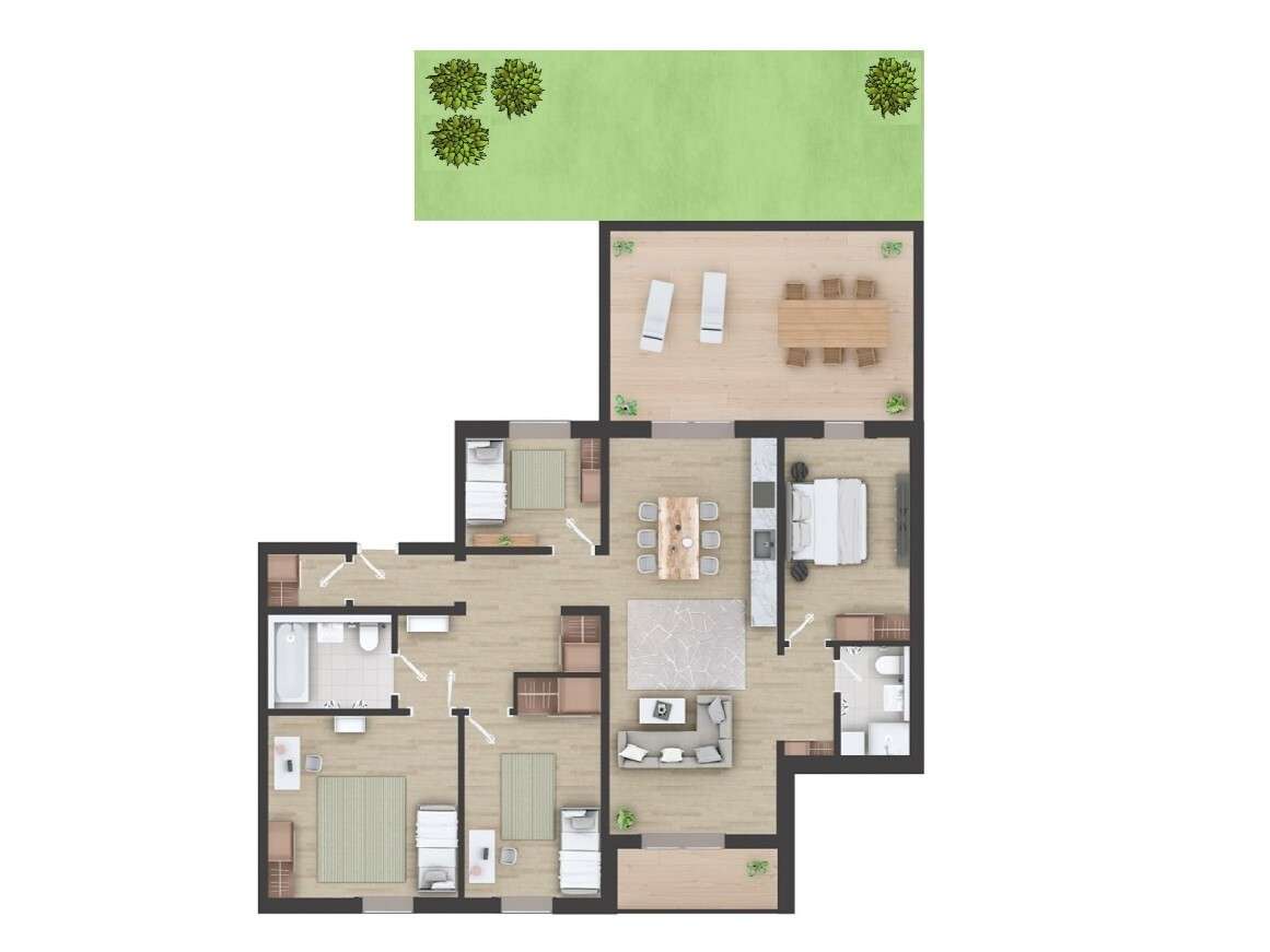 Grundriss - ca.146 m² Wfl.