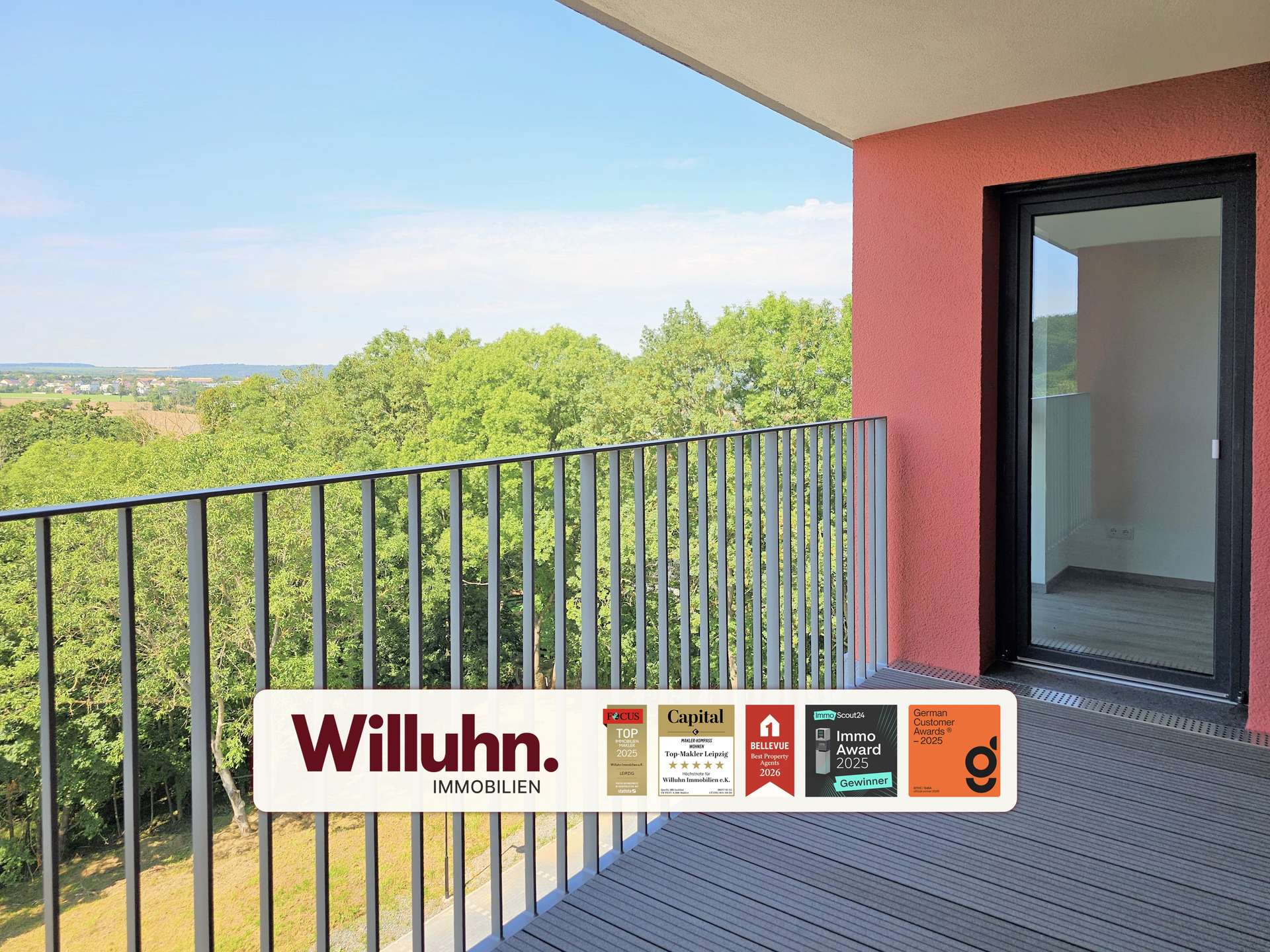 Großzügiger Balkon - Titelbild