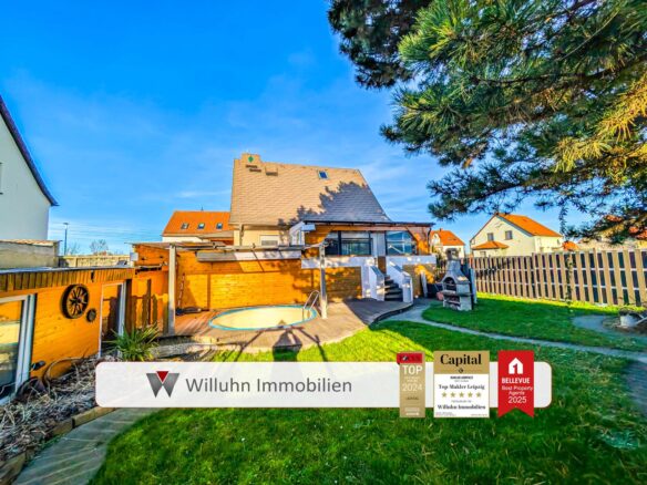 Garten hinter dem Haus