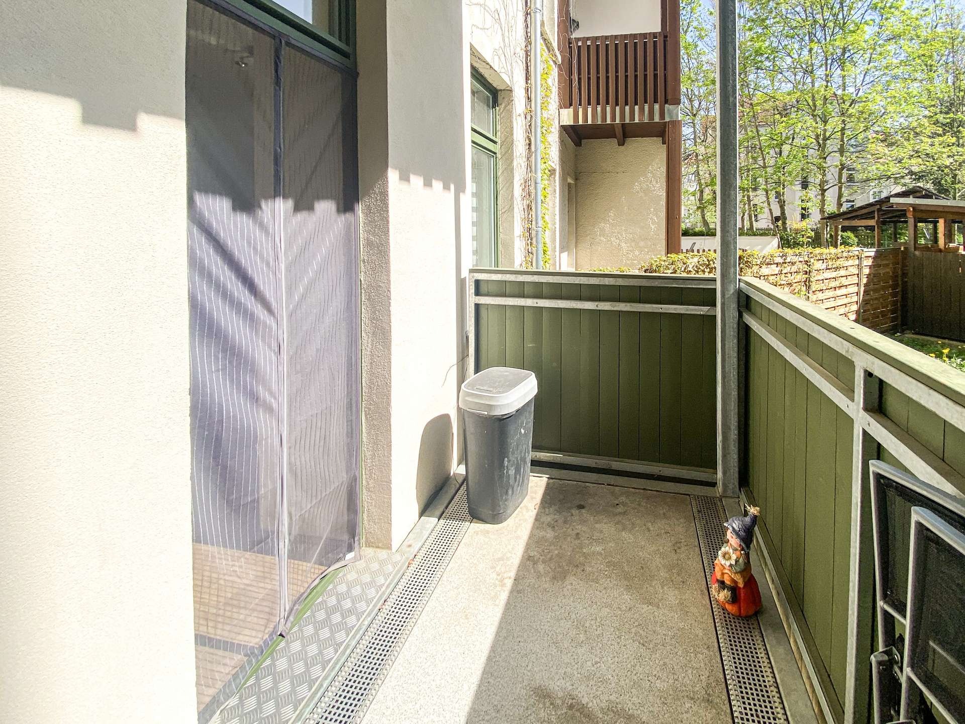 Balkon mit Südausrichtung