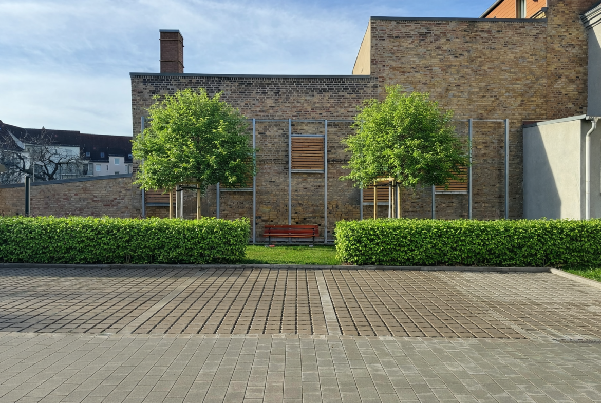 Stellplätze im Innenhof