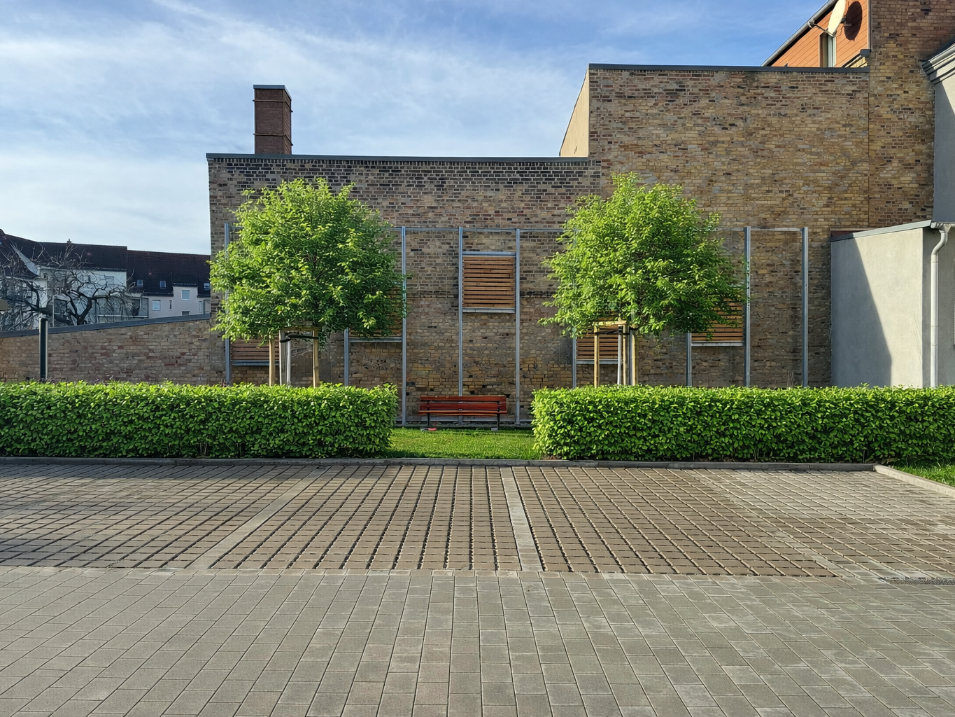 Stellplätze im Innenhof