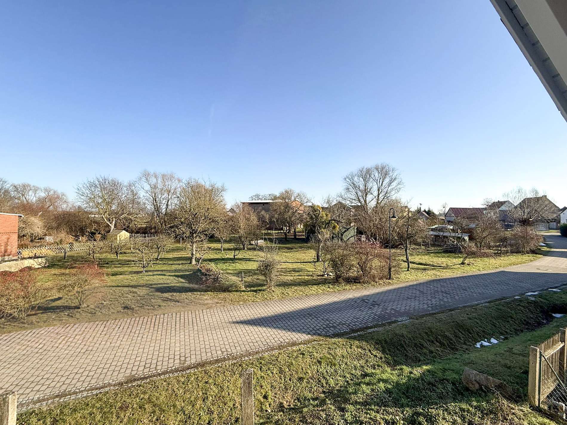 Eine herrliche Weitsicht vom Balkon