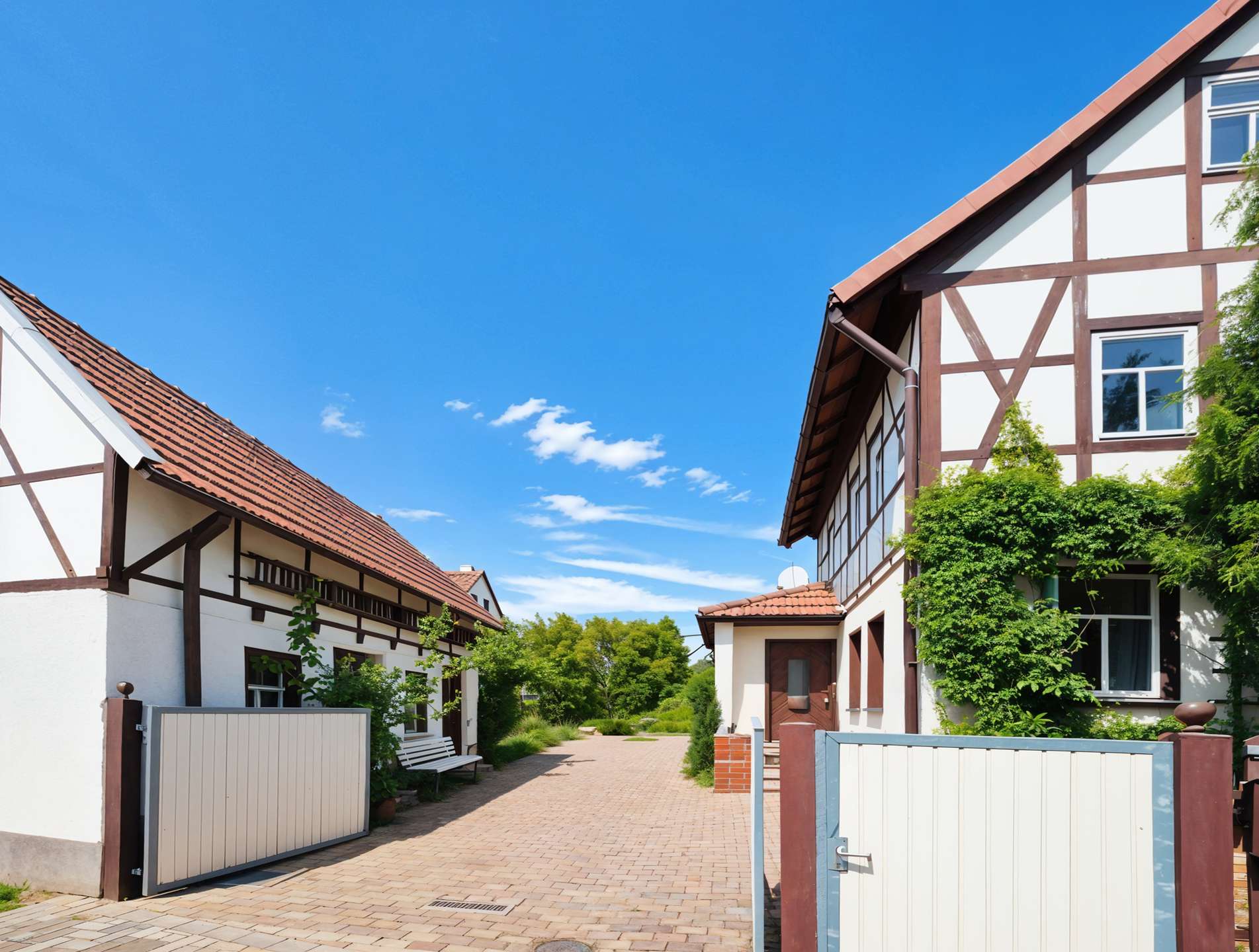 Hofeinfahrt von Osten