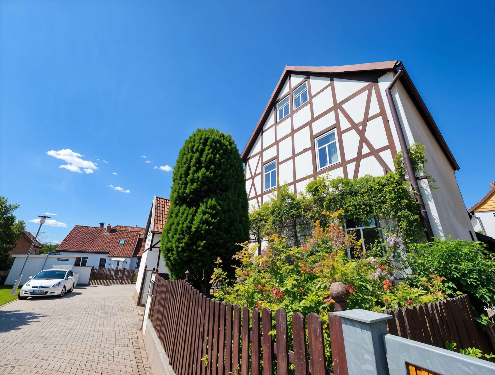 Blick von der Straße Nordost