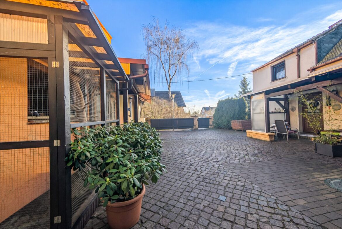 Idyllischer Innenhof