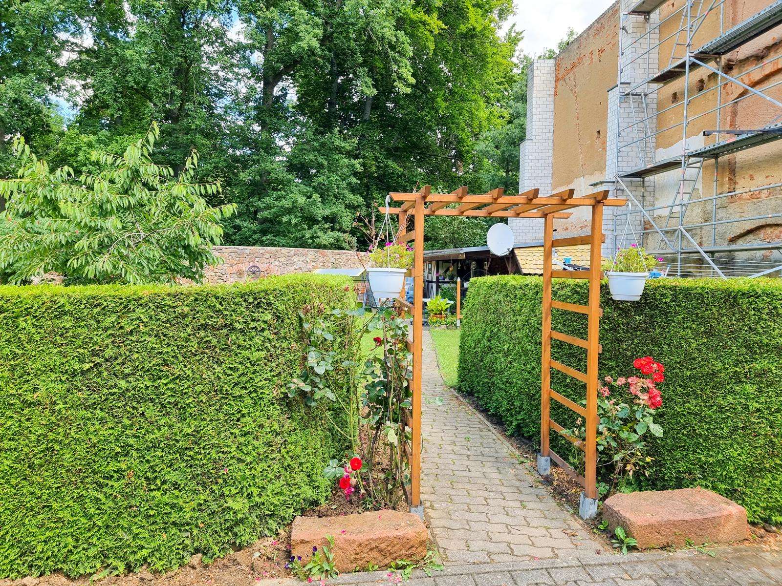 Romantische Kulisse im Garten