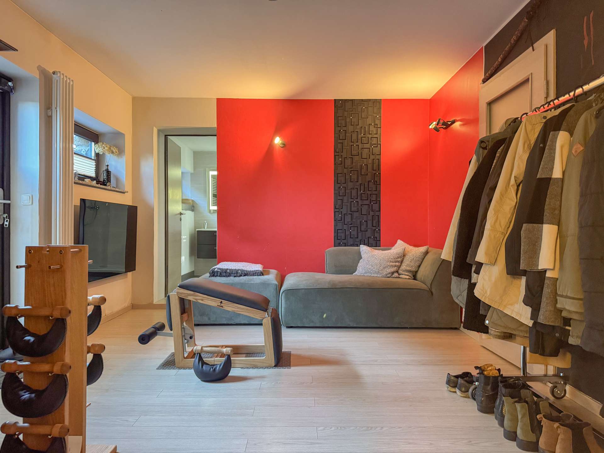 Wohnzimmer im Souterrain