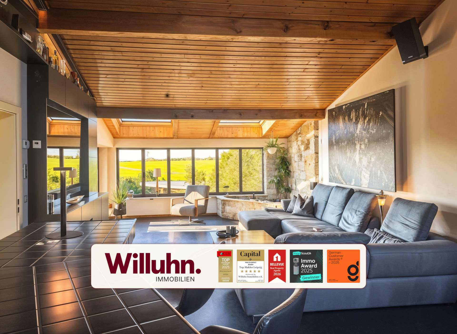 Herrlicher Wohnbereich: Anbau