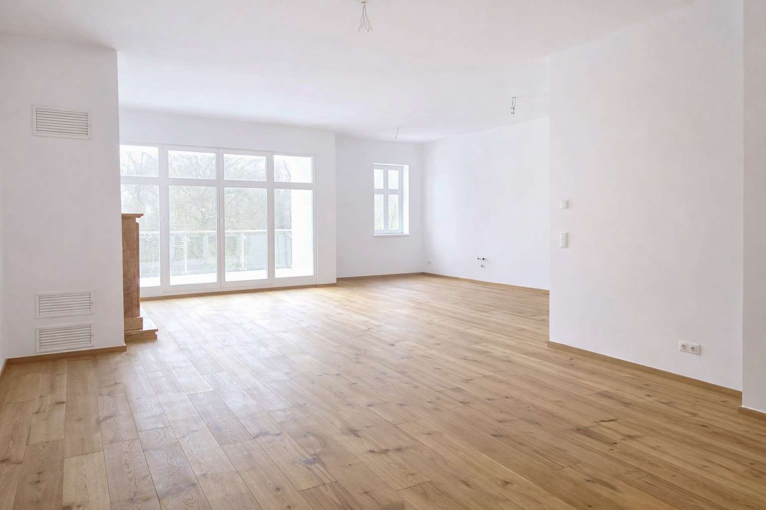 Blick in das Wohnzimmer