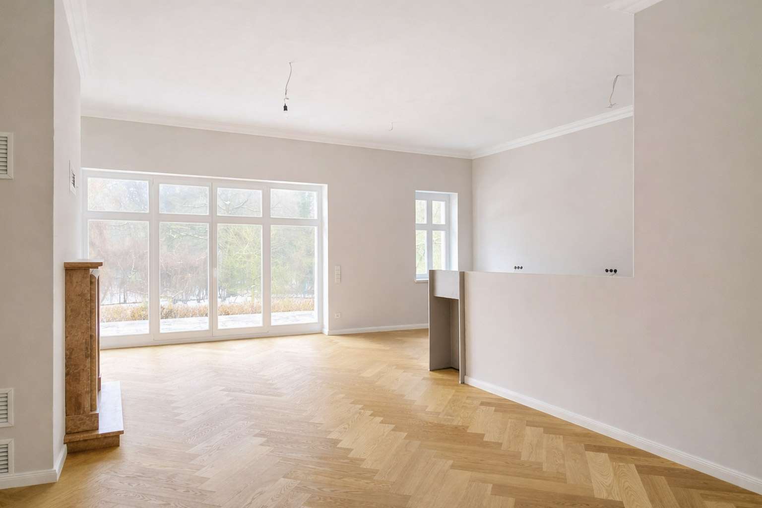 Blick ins Wohnzimmer