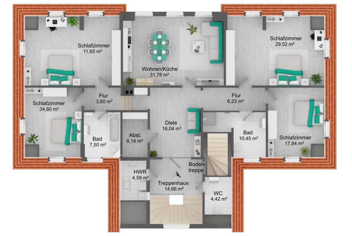 Grundriss, Floorplan, Plano, Alaprajz