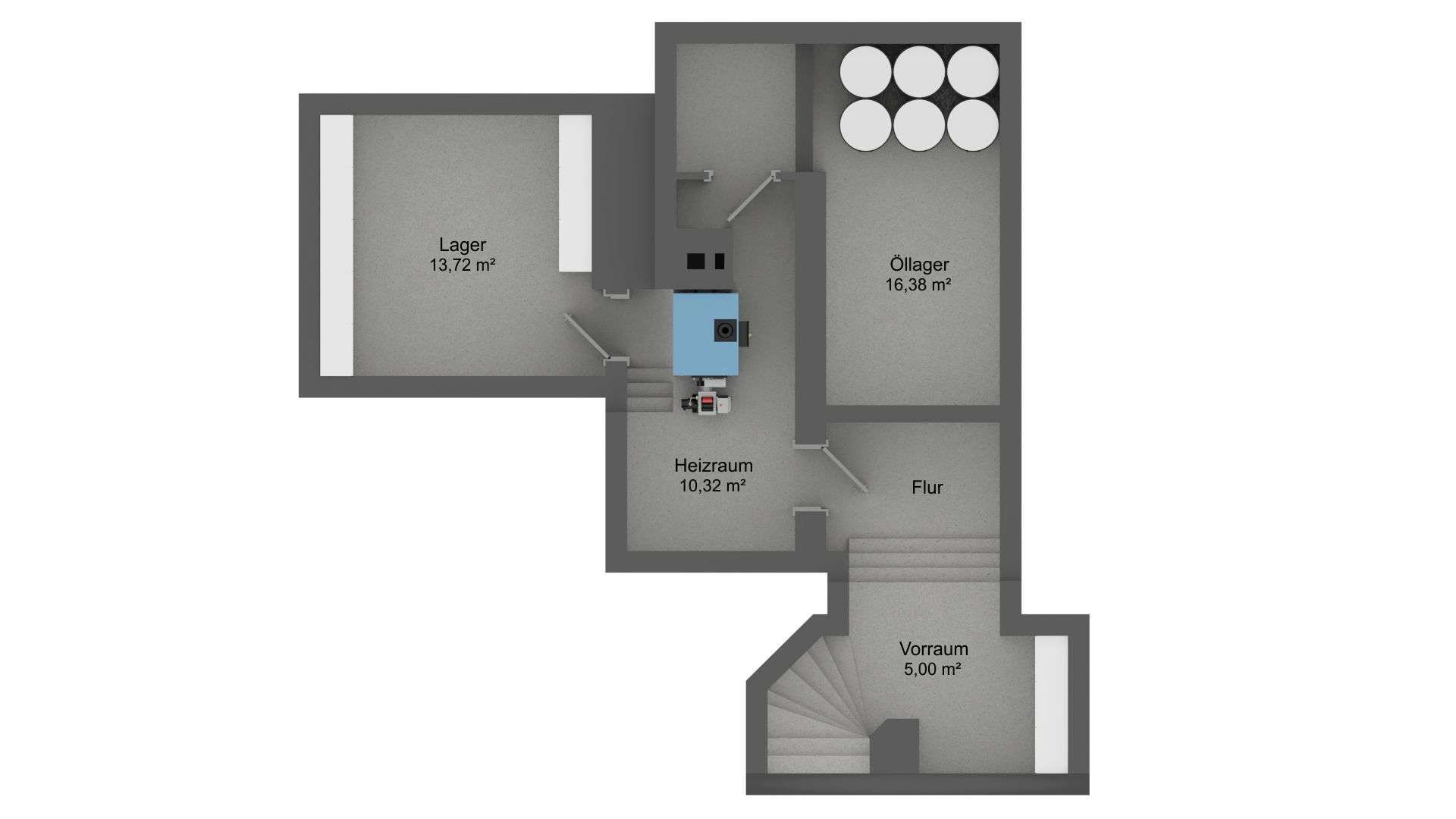 Kellergeschoss Grundriss