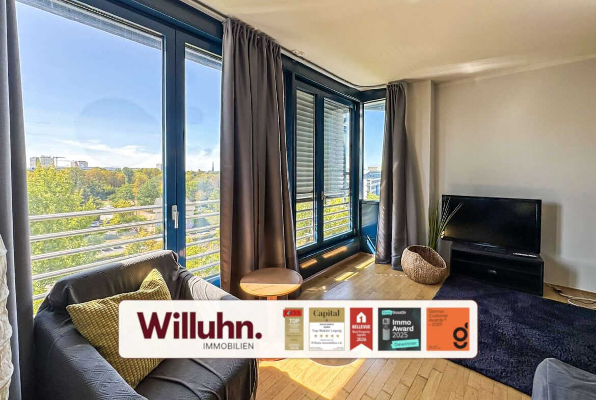 Panoramablick auf Leipzig 