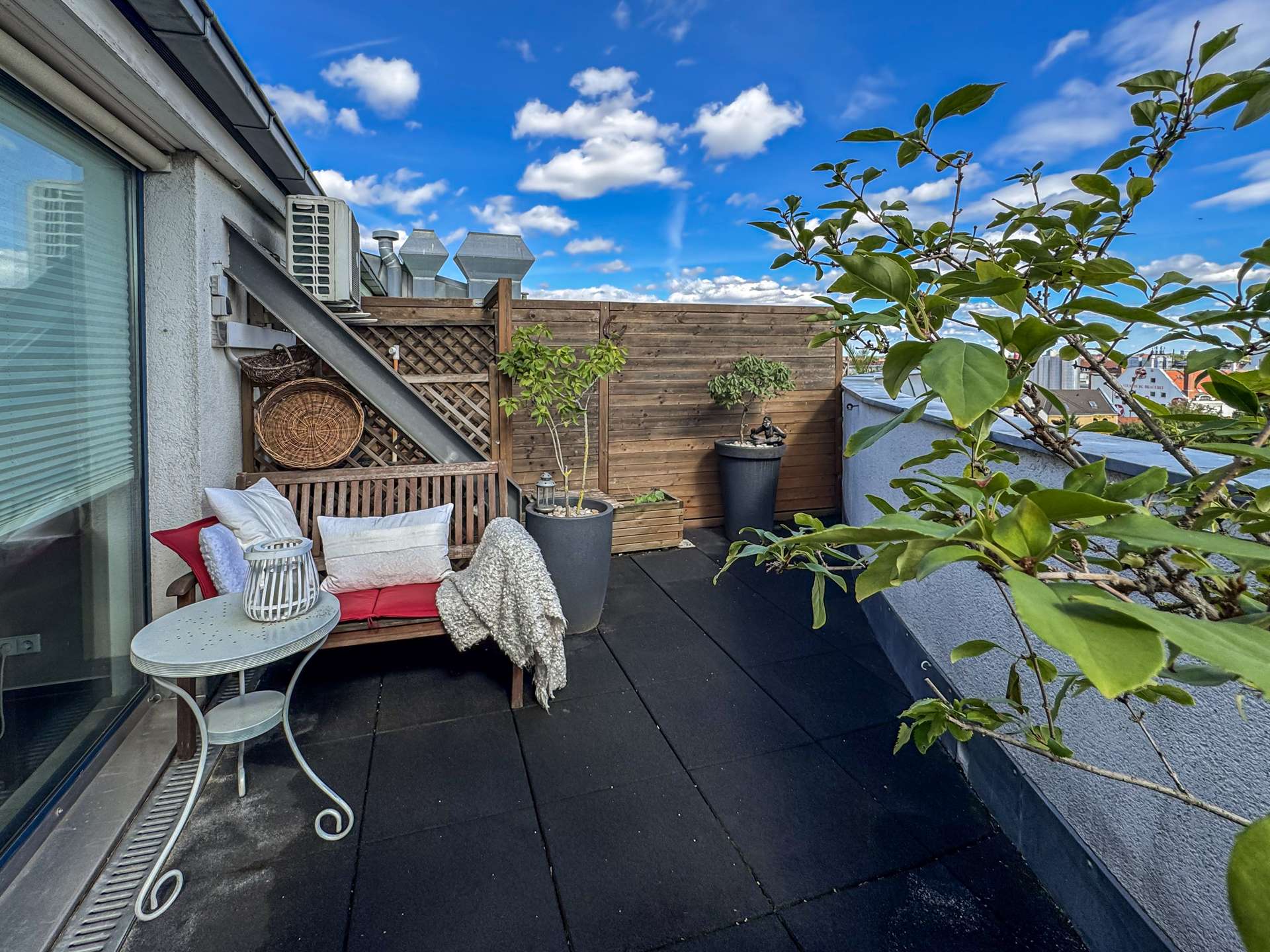Dachterrasse mit Ausblick