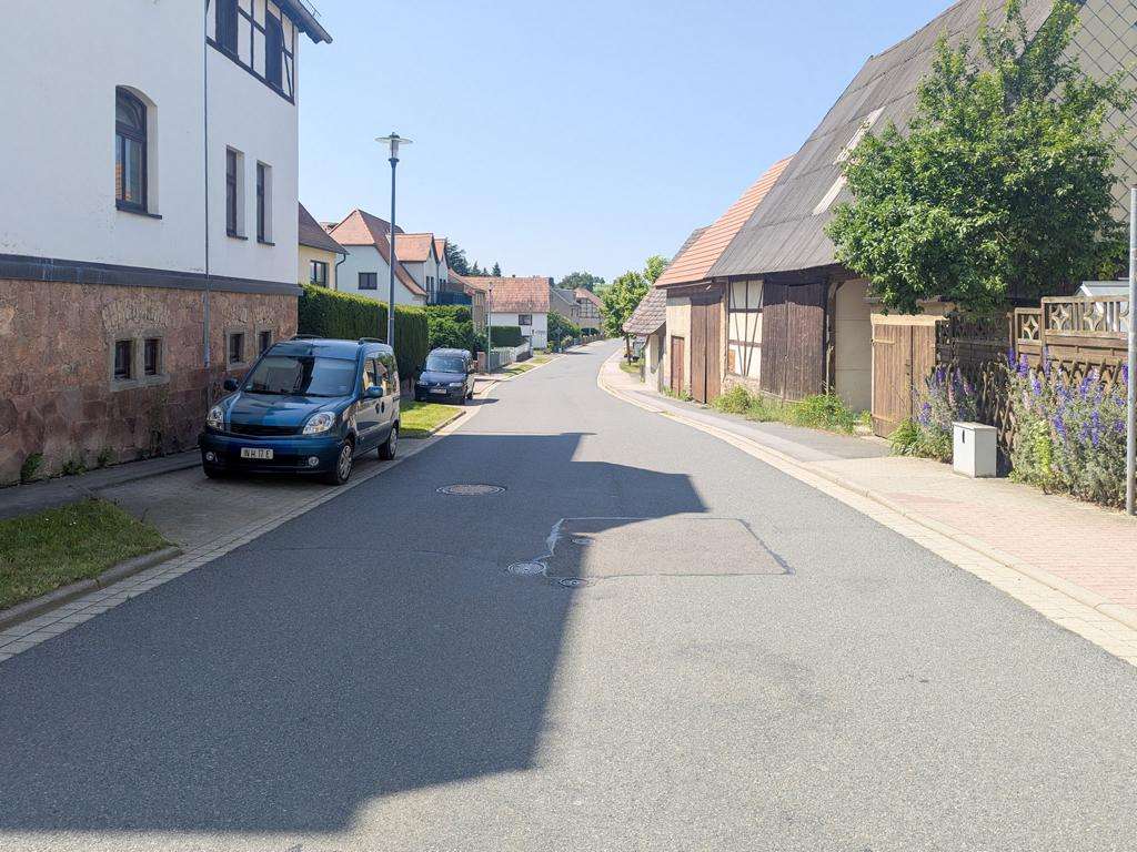 Straßeneinblick gen Westen