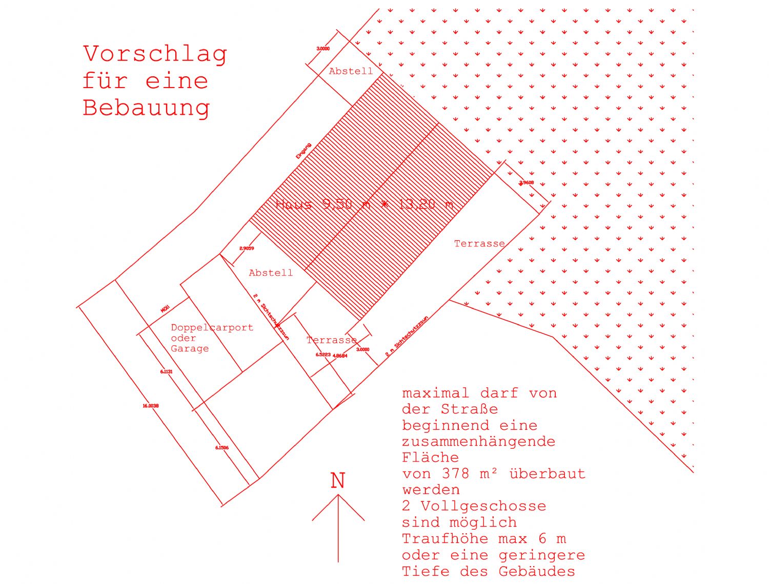 Bauvorschlag (rot) konkret