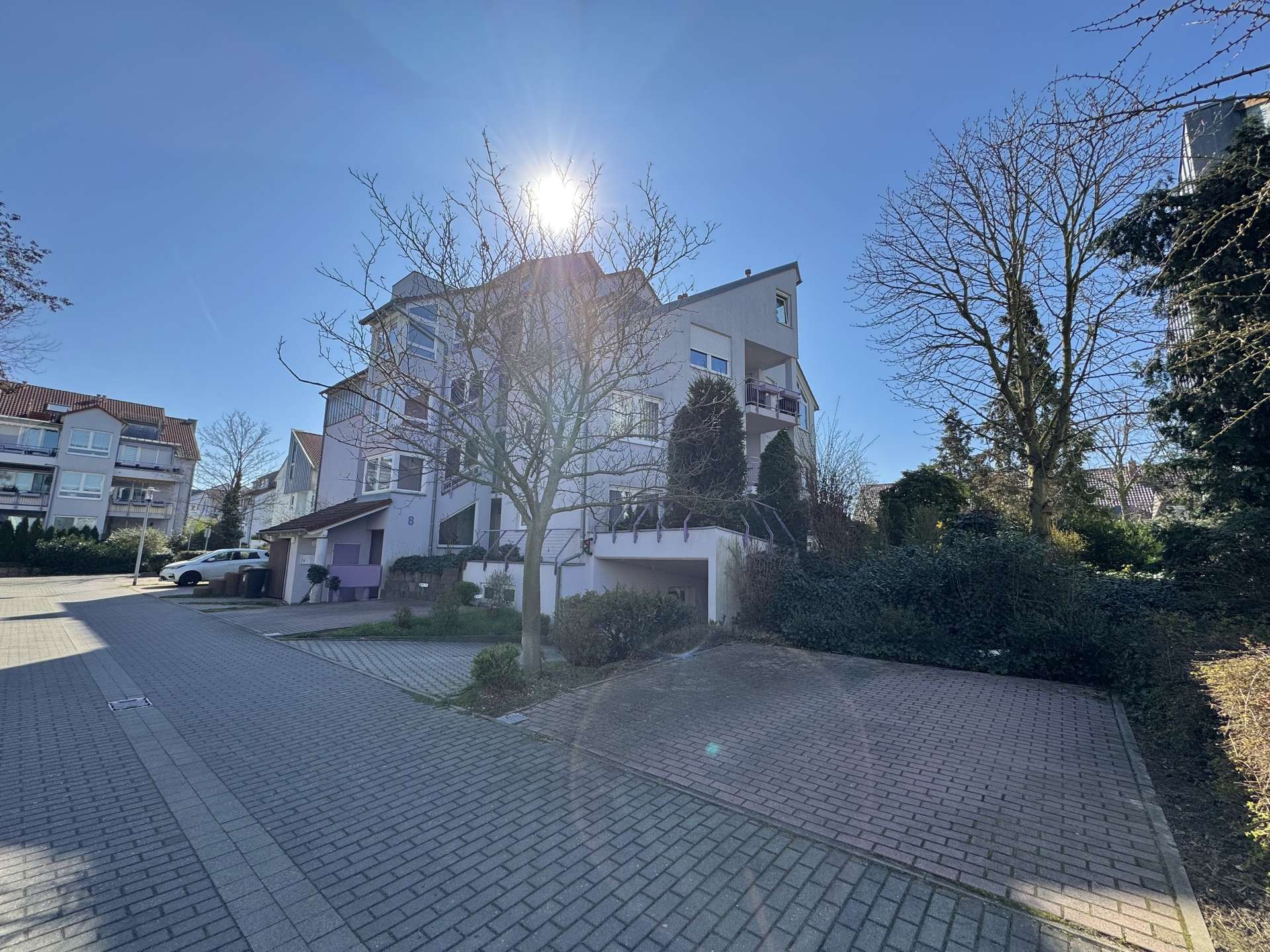 Stellplatz direkt vor der Haustür