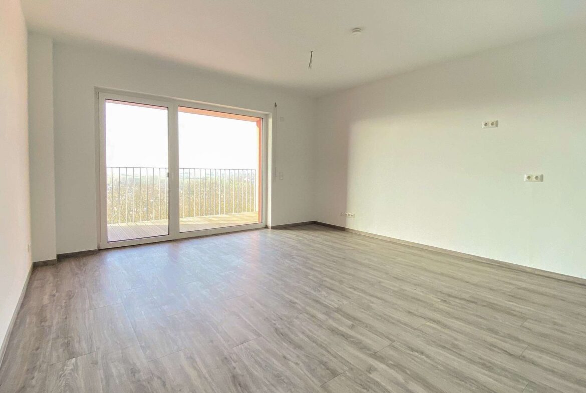 Wohnzimmer mit schönem Ausblick