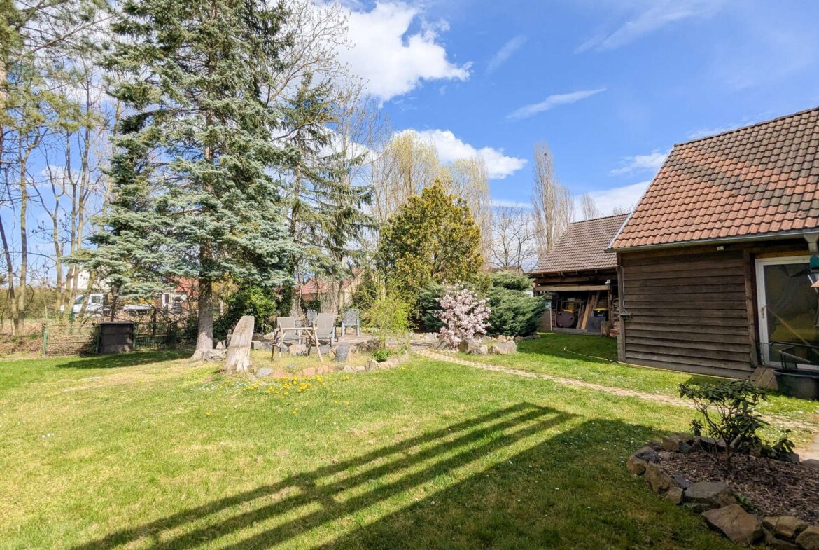 Garten hinter dem Haus