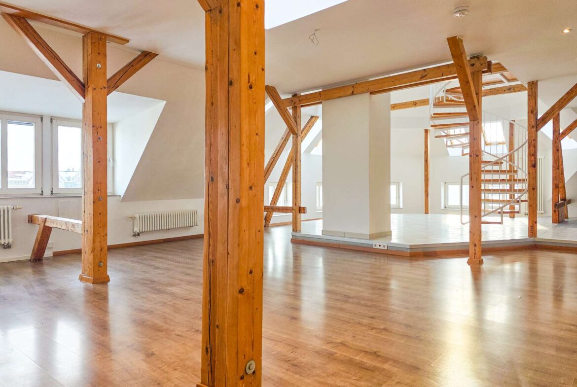 Großzügiger Loftbereich