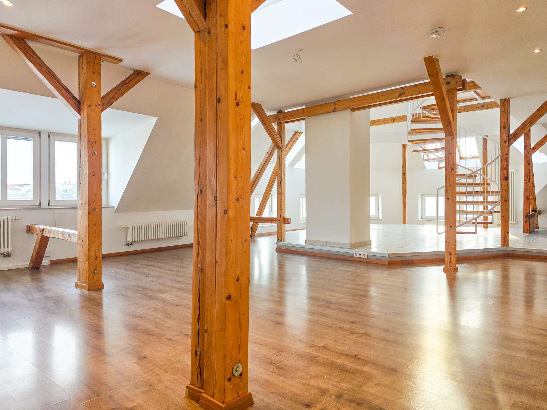 Großzügiger Loftbereich