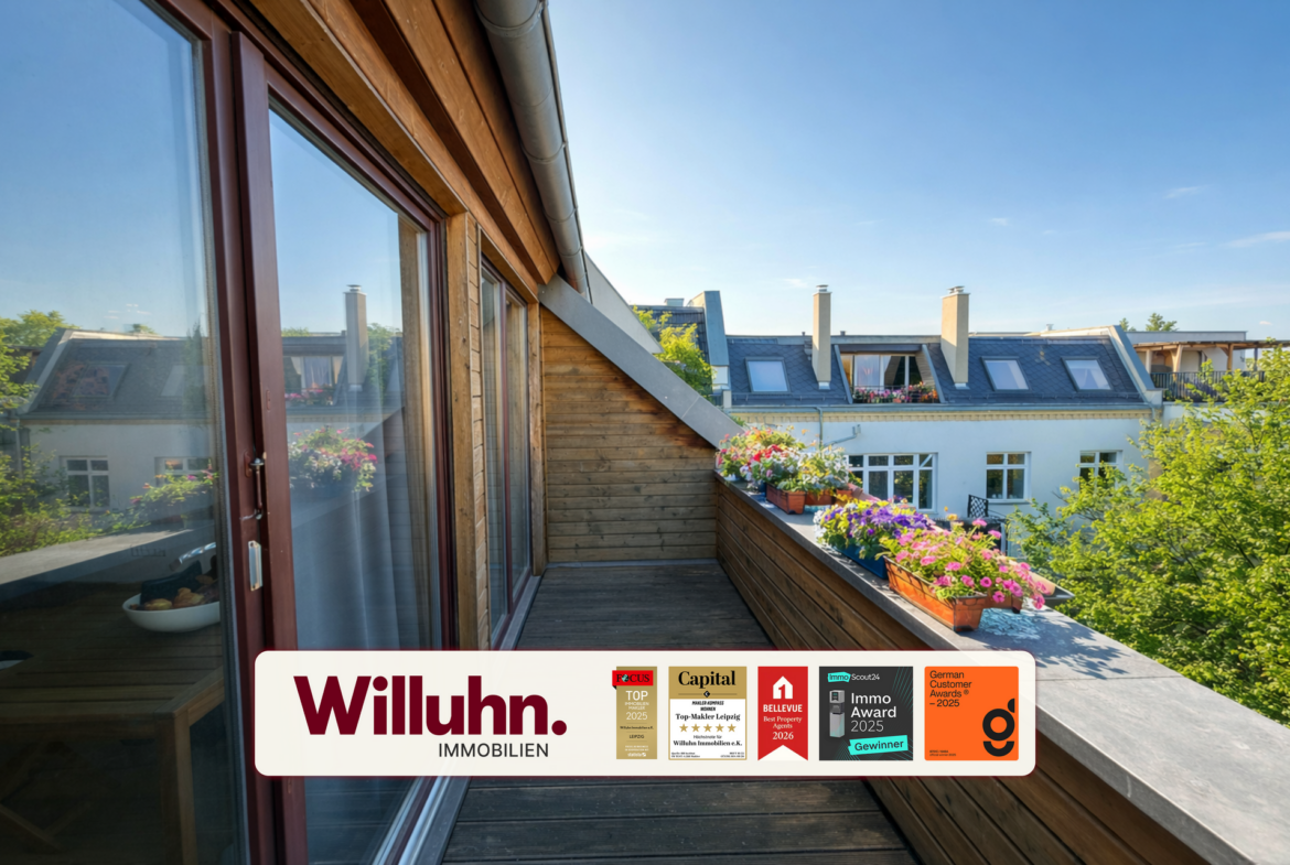 Großzügiger Balkon