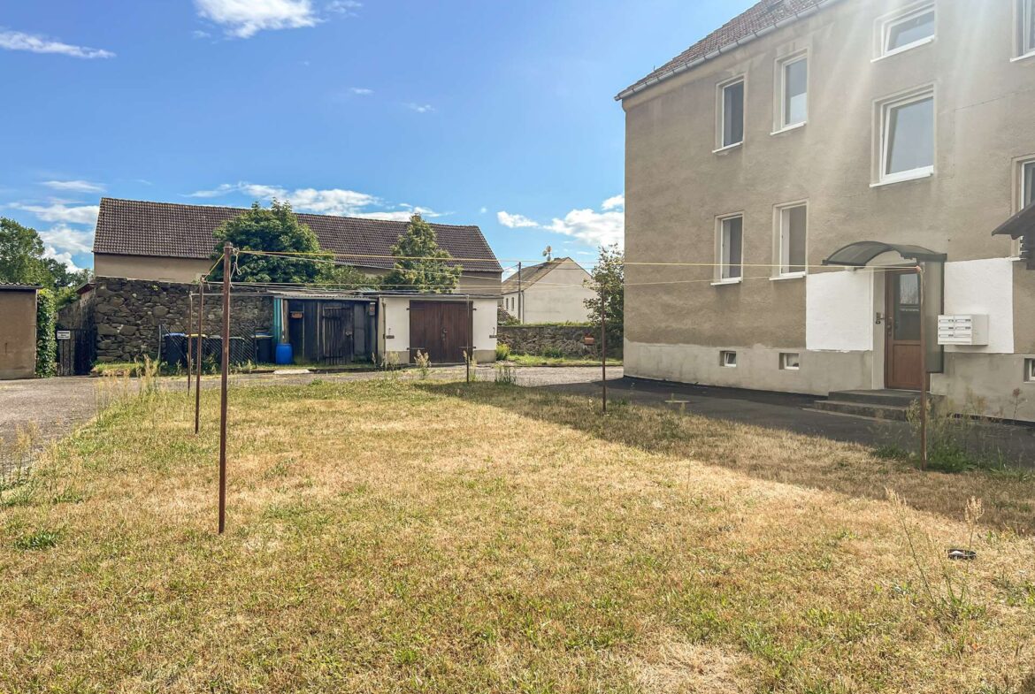 Blick auf den Wäscheplatz