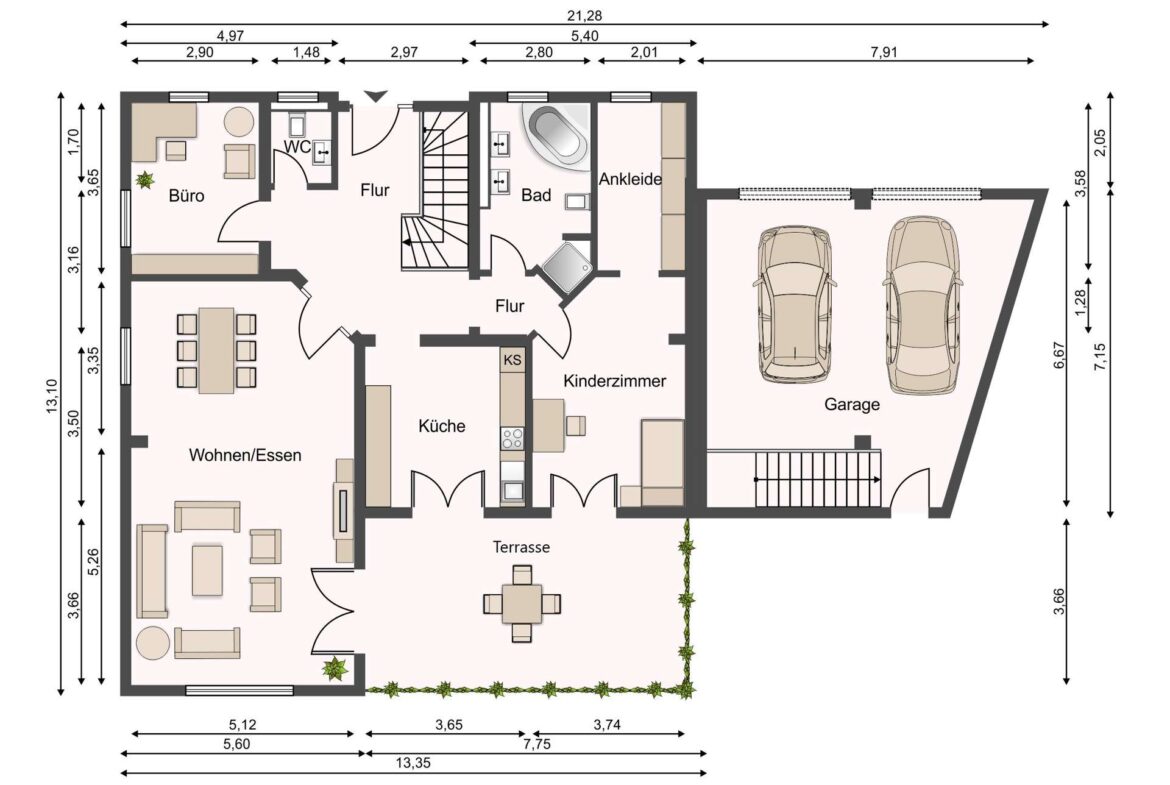 Grundriss Erdgeschoss