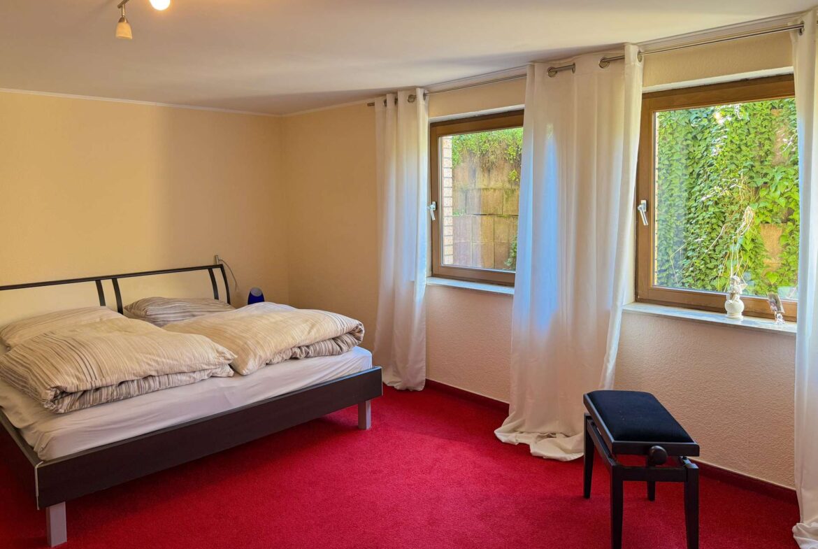 Schlafzimmer im Souterrain