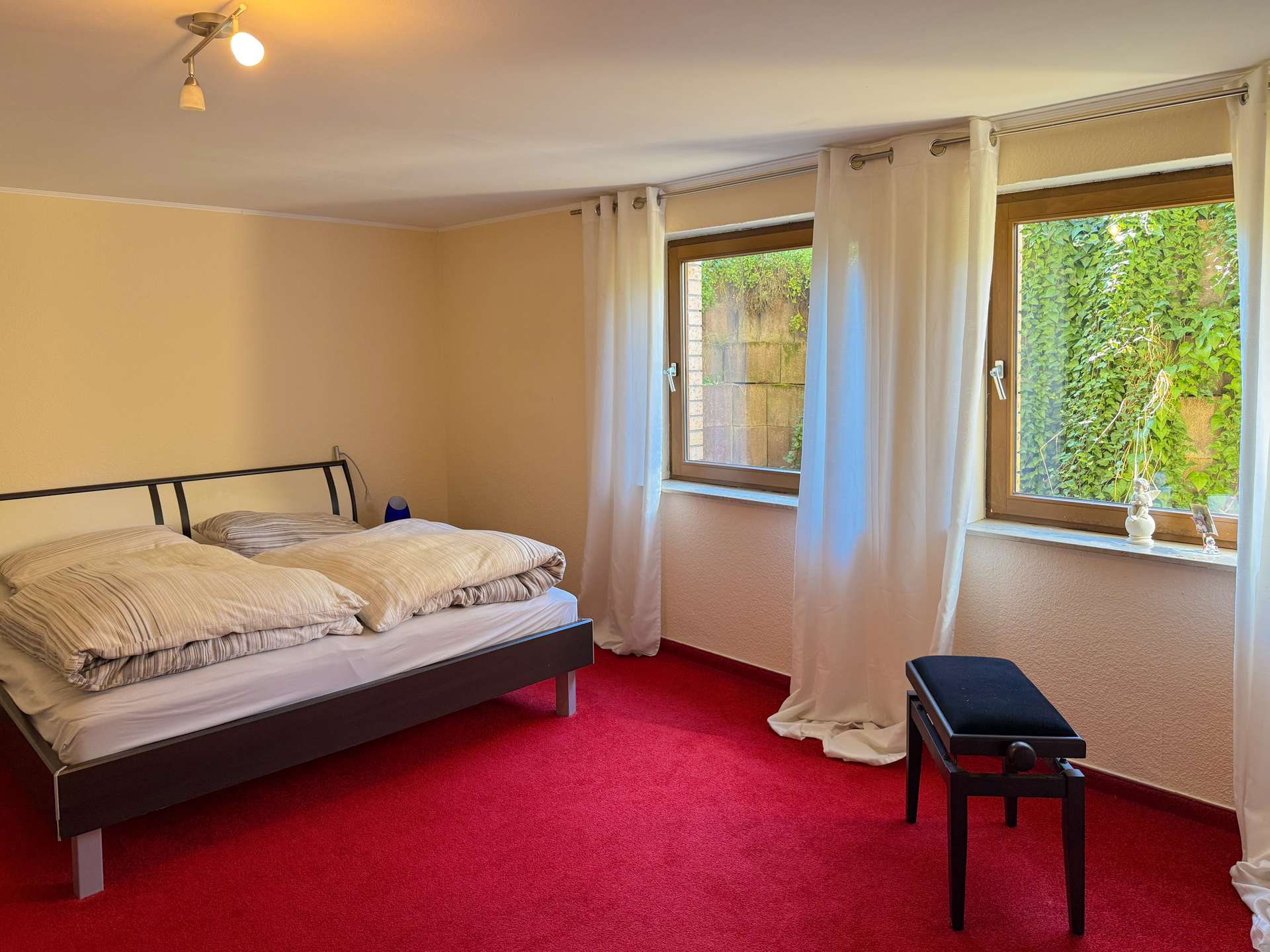 Schlafzimmer im Souterrain