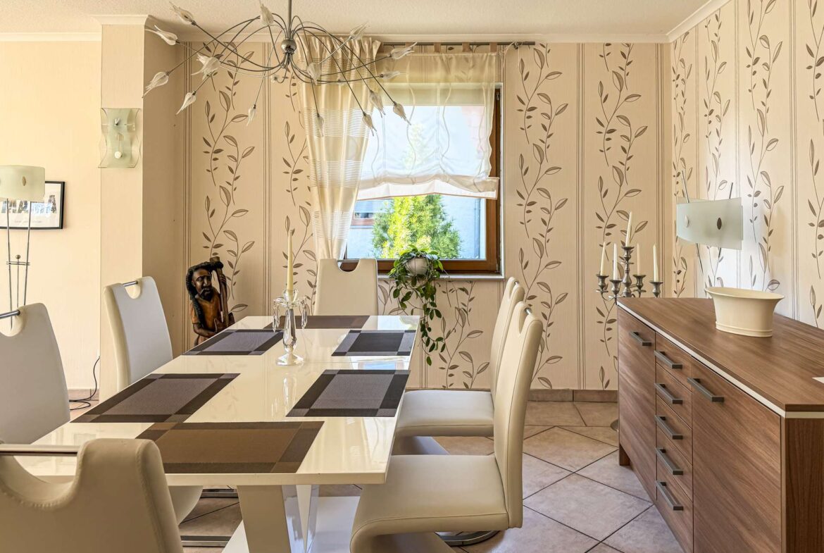 Platz für den Esstisch