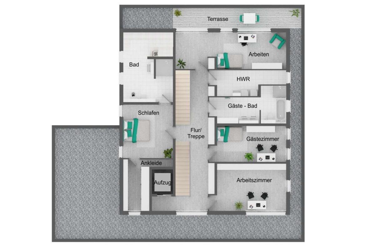 Grundriss - 1. Ebene