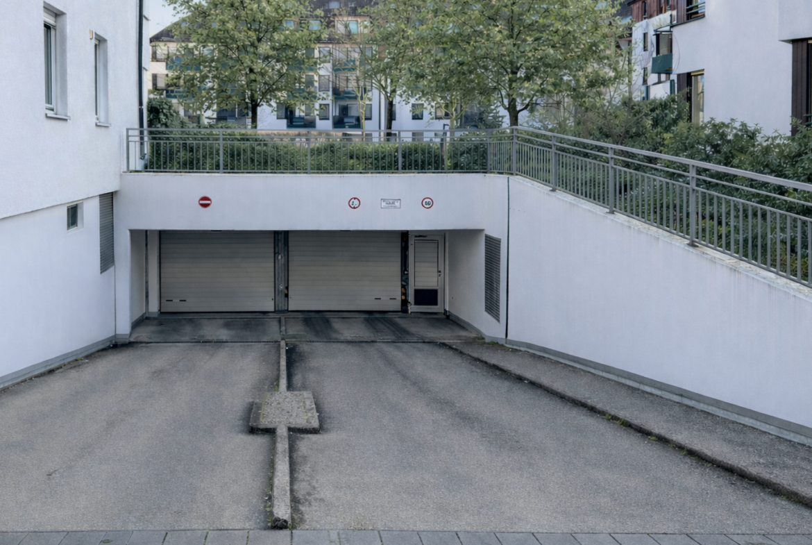 Tiefgarageneinfahrt