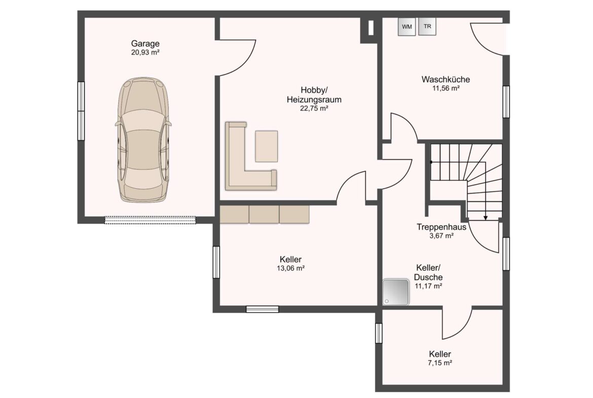 Grundriss Kellergeschoss